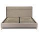 Кровать MEBEL ELITE NICEA Welur 160x200 см Бежевый