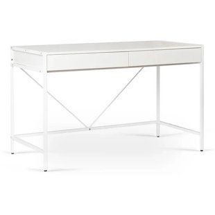 Письменный стол MEBEL ELITE ALLY 123 см Белый