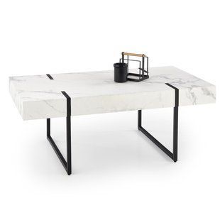 Журнальный столик Blanca Белый 110х60 см HALMAR
