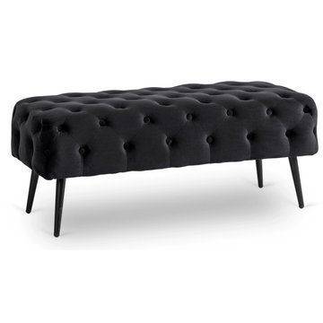 Лава бархатная MEBEL ELITE VERA 2 Velvet Черный
