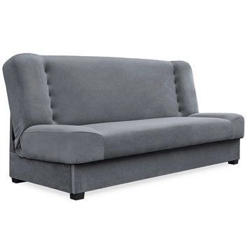Раскладной диван MEBEL ELITE PIANO Welur Серый