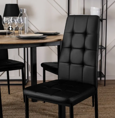 Стілець MEBEL ELITE TEX 2 екошкіра: чорний