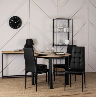 Стілець MEBEL ELITE TEX 2 екошкіра: чорний
