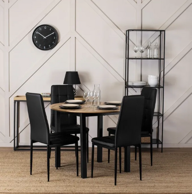 Стілець MEBEL ELITE TEX 2 екошкіра: чорний