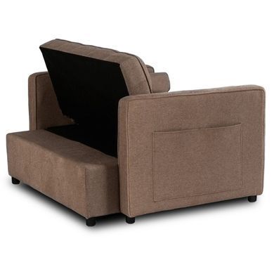 Крісло розкладне MEBEL ELITE CORRA Коричневе
