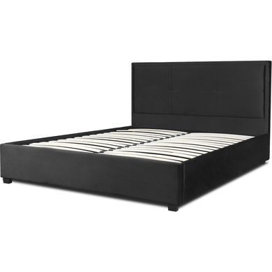 Кровать двуспальная MEBEL ELITE ANDRE 160x200 см Черный