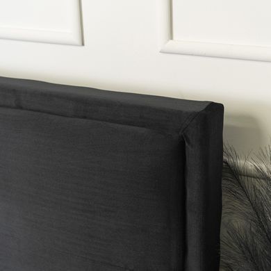 Кровать двуспальная MEBEL ELITE ANDRE 160x200 см Черный