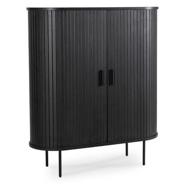 Комод MEBEL ELITE TRISH 100 см Черный