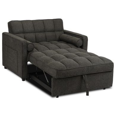 Кресло раскладное MEBEL ELITE CORRA Черный