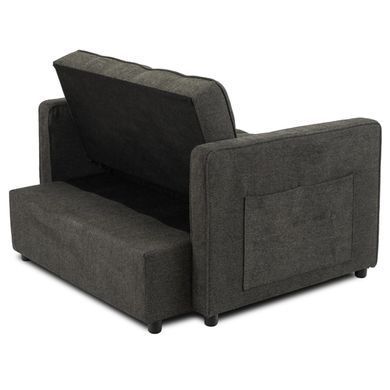 Кресло раскладное MEBEL ELITE CORRA Черный