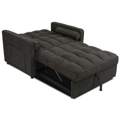 Кресло раскладное MEBEL ELITE CORRA Черный