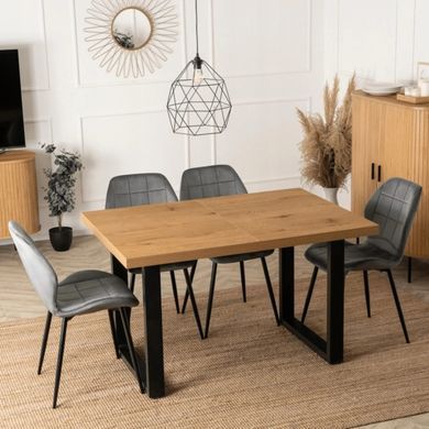 Розкладний обідній стіл MEBEL ELITE TOMAS 130(230)*90 см Дуб золотий