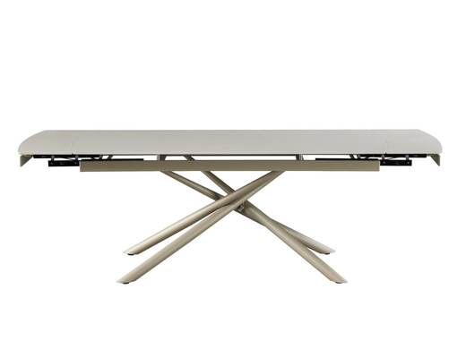 Керамический стол VETRO Пино TML-1200 VETRO 180(240)x90 Венеция деликато + капучино