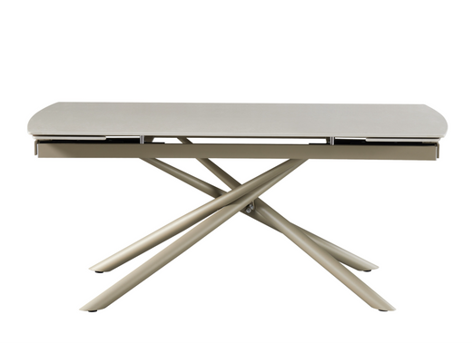 Керамический стол VETRO Пино TML-1200 VETRO 180(240)x90 Венеция деликато + капучино