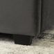 Двуспальная кровать бархатная MEBEL ELITE ANDRE Velvet 160x200 см серый
