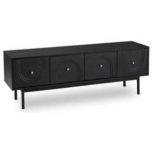 Тумба під ТВ MEBEL ELITE MARLEN 155 см Чорний