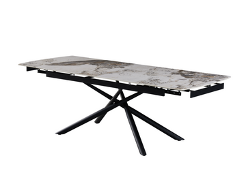 Керамический стол VETRO Пино TML-1200 VETRO 180(240)x90 Патагония + черный