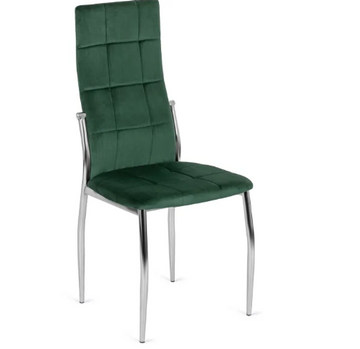 Стілець оксамитовий MEBEL ELITE MOLLY Velvet Зелений