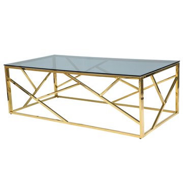Журнальний столик Escada A Золотий 120х60 см SIGNAL
