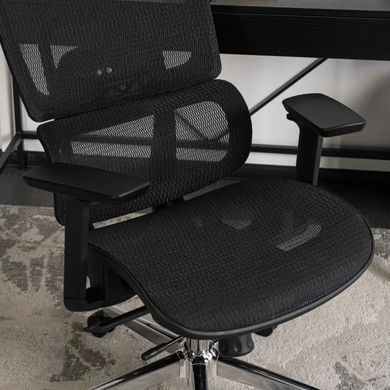 Кресло офисное поворотное MEBEL ELITE ROMEO черный
