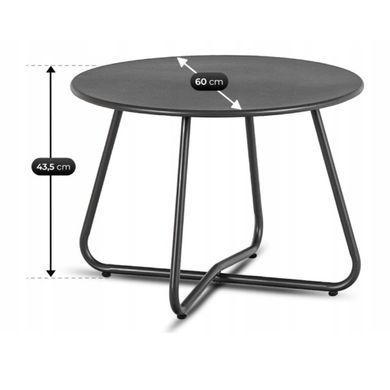 Комплект садовой мебели MEBEL ELITE MEGARA Серый