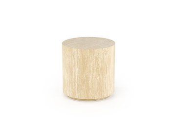 Журнальний столик TRAVERTINO S OKRĄGŁA 45x45 см Травертин HALMAR