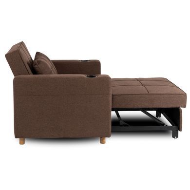 Кресло раскладное MEBEL ELITE SOLOR ткань: коричневый