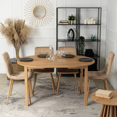 Стол MEBEL ELITE Kante 102-142 см Дуб