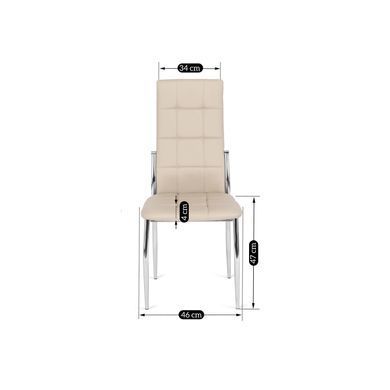 Стілець MEBEL ELITE MOLLY екошкіра беж