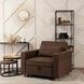 Кресло раскладное MEBEL ELITE SOLOR ткань: коричневый