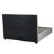 Ліжко MEBEL ELITE TINGA Welur 160x200 см Сірий