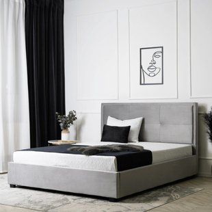 Ліжко Mebel Elit ANDRE 160x200 см Світло-сірий