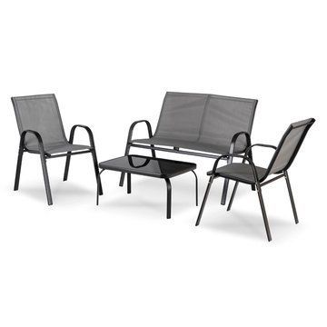 Комплект садовой мебели MEBEL ELITE MINNESOTA Серый