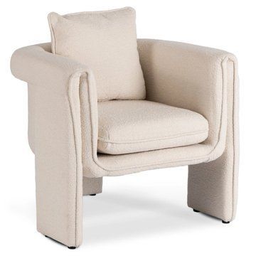 Кресло мягкое MEBEL ELITE GALA Кремовый