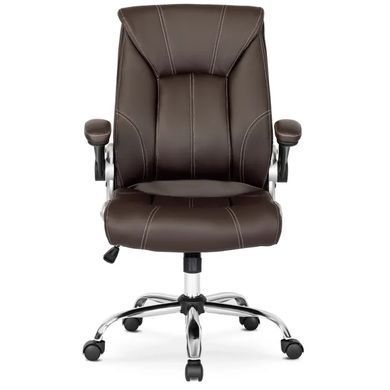 Кресло офисное поворотное MEBEL ELITE SORIN экокожа: Коричневый