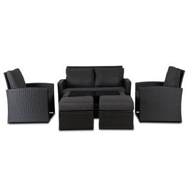 Комплект садових меблів MEBEL ELITE FLORYDA Темно-сірий