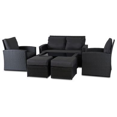Комплект садових меблів MEBEL ELITE FLORYDA Темно-сірий