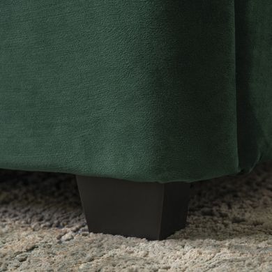 Ліжко двоспальне оксамитове MEBEL ELITE CROS Velvet 160x200 см Зелений