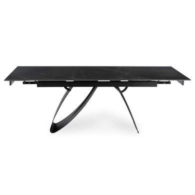 Обеденный стол MEBEL ELITE DEVON 160(220)*90 см Черный