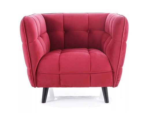 Крісло Castello 1 Velvet Бордовий SIGNAL
