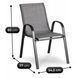 Комплект садовой мебели MEBEL ELITE MINNESOTA Серый