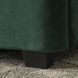 Ліжко двоспальне оксамитове MEBEL ELITE CROS Velvet 160x200 см Зелений