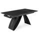 Обеденный стол MEBEL ELITE DEVON 160(220)*90 см Черный