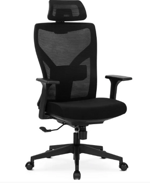 Кресло офисное поворотное MEBEL ELITE SPIRAL черный