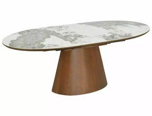 Стол MAROCCO CERAMIC Белый Пандоро/Орех 160(200)X90 SIGNAL
