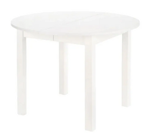 Стіл кухонний розкладний MEBEL ELITE HARRY 102-142х102 см білий