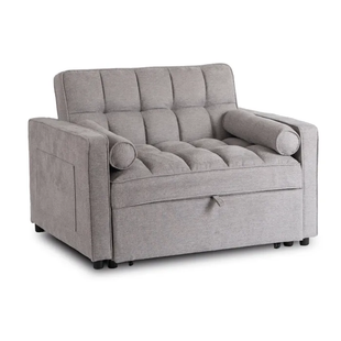 Кресло раскладное MEBEL ELITE CORRA Серое