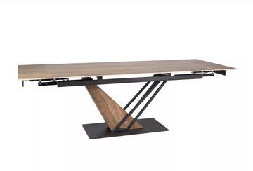 Стол Genesis Legno 180(240)X90 см Дуб / Черный / Дуб SIGNAL