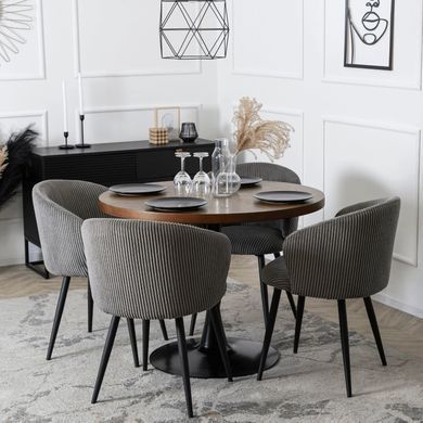 Cтілець MEBEL ELITE TAYLOR Velvet Сірий