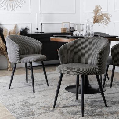 Cтілець MEBEL ELITE TAYLOR Velvet Сірий